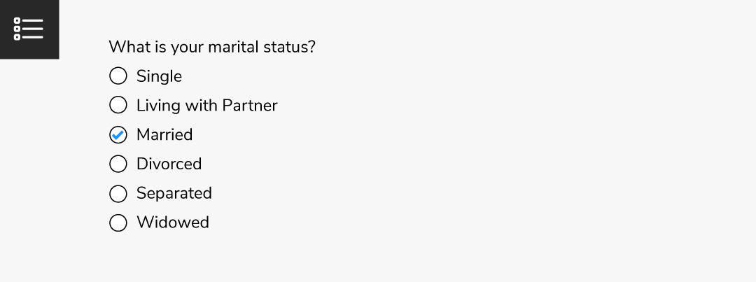 Single response multiple-choice questions