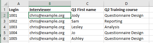 Table, Excel
Description automatically generated